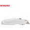 Алюминиевый выдвижной строительный нож WORKPRO WP213006 - фото 15665583
