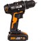 Аккумуляторная дрель шуруповерт WORX WX100.2 - фото 15665875