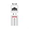 Сетевой коннектор REXANT RJ-45 8P8C CAT 5e - фото 15742252