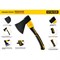 Кованый топор STAYER Fiberglass - фото 15766243
