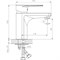 Монолитный одноручный смеситель для умывальника Decoroom DR72011 - фото 15844386