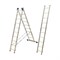 Универсальная алюминиевая трехсекционная лестница Алюмет Серия H3 - фото 15847103