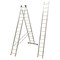 Универсальная алюминиевая трехсекционная лестница Алюмет Серия H3 - фото 15855728