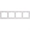Горизонтальная четырехместная рамка Generica КВАРТА - фото 15875045
