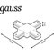 Коннектор для трековых шинопроводов GAUSS TR111 - фото 15978842