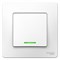 Одноклавишный выключатель Systeme Electric BLANCA - фото 16018143