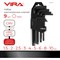 Набор шестигранных ключей VIRA 303147 - фото 16032694