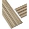 Реечные панели LAKO ПВХ Орех светлый 1000x160x23мм, 1,6м2 - фото 16067184