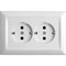 Двойная розетка Metronex Roma - фото 16070665