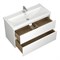 Тумба Veneciana ALTERNO 100 с 2-мя ящиками, под умывальник Mario 100, белый матовый - фото 16161468