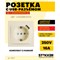 Одноместная розетка Stekker Эрна - фото 16176969