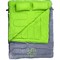 Спальный мешок-одеяло Norfin ALPINE COMFORT DOUBLE 250 GREEN - фото 16259555