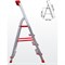 Профессиональная стремянка НОВАЯ ВЫСОТА NV3118 - фото 16262344