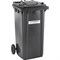Большой пластмассовый контейнер для мусора EUROKRAFTpro 233137 - фото 16290444