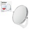 Зеркало настольное BRABIX, круглое, диаметр 17 см, двустороннее, с увеличением, прозрачная рамка, 607424 - фото 16416600