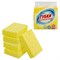 Губки для посуды 110х70х20 мм, ЦЕЛЛЮЛОЗНЫЕ, КОМПЛЕКТ 5 штук, желтые, LAIMA, 700259 - фото 16424878
