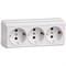 Трехместная розетка Generica РС23-3-ОБ ОКТАВА - фото 16469317