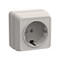 Одноместная розетка Generica РСш20-3-ОКм ОКТАВА - фото 16471468