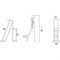 Стеклопластиковая стремянка Оникс Технологии, ООО ССВ-2,1 - фото 16519414