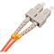 Оптический дуплексный патч-корд LANMASTER LAN-2LC-2SC/OM2-1.0 - фото 16530532