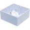Настенная коробка под лицевые панели и розетки NIKOMAX NMC-BB86X86-WT - фото 16538953