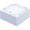 Настенная коробка под лицевые панели и розетки NIKOMAX NMC-BB86X86-WT - фото 16538954