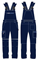 Полукомбинезон женский ProfLineSpecialist (тк.Смесовая,240), т.синий/васильковый - фото 16559883