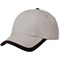 Бейсболка Honor, серая с черным кантом - фото 16560145