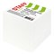 Блок для записей STAFF проклеенный, куб 9х9х9 см, белый, белизна 90-92%, 129204 - фото 16562161