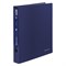 Папка на 2 кольцах BRAUBERG "Диагональ", 40 мм, темно-синяя, до 300 листов, 0,9 мм, 221348 - фото 16562860