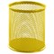 Подставка-органайзер BRAUBERG "Germanium", металлическая, круглое основание,100х89 мм, желтая, 231980 - фото 16563173