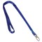 Лента для бейджей, 45 см, металлический карабин, СИНЯЯ, BRAUBERG, 235737 - фото 16563224