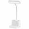 Настольная лампа / светильник беспроводная SONNEN PT-302, органайзер, USB, LED, 3 Вт, 3 режима, 238783 - фото 16563469