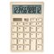 Калькулятор настольный BRAUBERG CH-12-BG (153х103 мм), 12 разрядов, двойное питание, бежевый, 272960 - фото 16563849