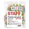 Резинки банковские универсальные диаметром 40 мм, STAFF 100 г, цветные, натуральный каучук, 440163 - фото 16565819