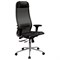 Кресло МЕТТА "ErgoLife" 10 B1-104D, хром, синхромеханизм, 2D-подлокотники, прочная сетка, черное - фото 16566748