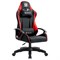 Кресло компьютерное DEFENDER "Kraken", 2 подушки, ткань, черное/красное, 64677 - фото 16566801