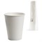 Стакан одноразовый бумажный 300/430 мл, D 90 мм, КОМПЛЕКТ 50 шт., однослойный, белый, холодное/горячее, ФОРМАЦИЯ, HB90-430-0000 - фото 16567183