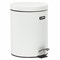 Ведро мусорное с педалью 5 литров "Classic", БЕЛОЕ ГЛЯНЦЕВОЕ, металлическое, со съемным внутренним ведром, LAIMA, 604947 - фото 16567227