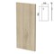 Дверь ЛДСП низкая "Приоритет" (356х18х783 мм), БЕЗ ФУРНИТУРЫ, кронберг, К-936, К-936 кронберг - фото 16568363