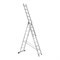 Алюминиевая трехсекционная лестница-стремянка SevenBerg 920309 - фото 16632705