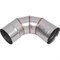Отвод РОССТИН 90 градусов 100х0.8 мм; AISI 304 - фото 16672755