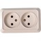 Двойная розетка INTRO Quadro - фото 16752318