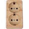 Двухместная розетка Generica РС22-3-ОС, ОКТАВА - фото 16786968