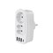 Разветвитель ROCKETSOCKET Socket Adapter 3 Euro - фото 16798267