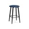 Барный стул Woodville Гангток темно-синий, черный матовый - фото 16808094