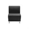 Одноместная секция дивана Мягкий Офис черная - фото 16816215