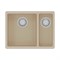 Кухонная мойка Lemark SINARA 550.2-U цвет: бежевый - фото 16870547