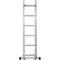 Двухсекционная алюминиевая лестница SMARTY SN011-206 - фото 16891422