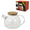 Чайник заварочный 900 мл "Бочонок", жаропрочное стекло, спиральное сито, DASWERK (ДАСВЕРК), 608644 - фото 16900794